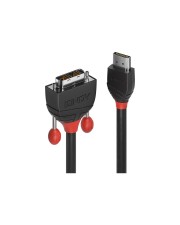 Lindy 2m HDMI an DVI Kabel Black Line Digital/Display/Video DVI-D Schwarz (36272)