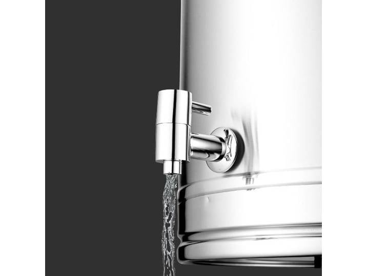 Seau en acier inoxydable de 5 L/9 L, seau à vin, seau à lait en acier inoxydable hermétique avec couvercle pour bière, nourriture, farine, café