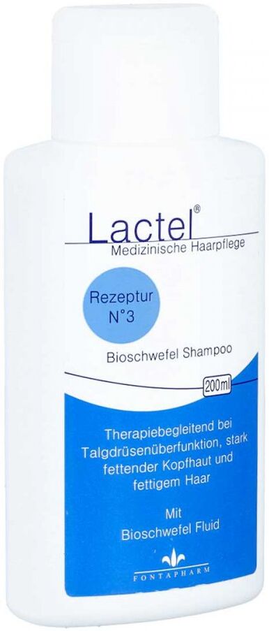 Lactel Nummer 3 Shampoo gegen stark fetten.Kopfhaut