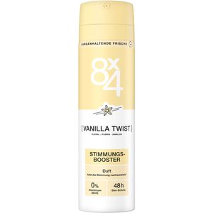 8x4 Deodorant Vanilla Twist, Spray, für Damen, 48h Schutz, ohne Aluminium, 150 ml
