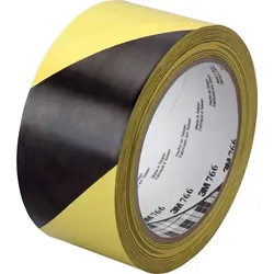 3M Gefahrenwarnband 766, Gelb/Schwarz, 50 mm x 33 m, Einzeln praktisch verpackt