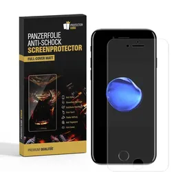 1x Panzerfolie für iPhone 6 Plus FULL-COVER ANTI-SCHOCK Displayschutzfolie MATT