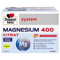DOPPELHERZ Magnesium 400 Citrat system Granulat 60 St