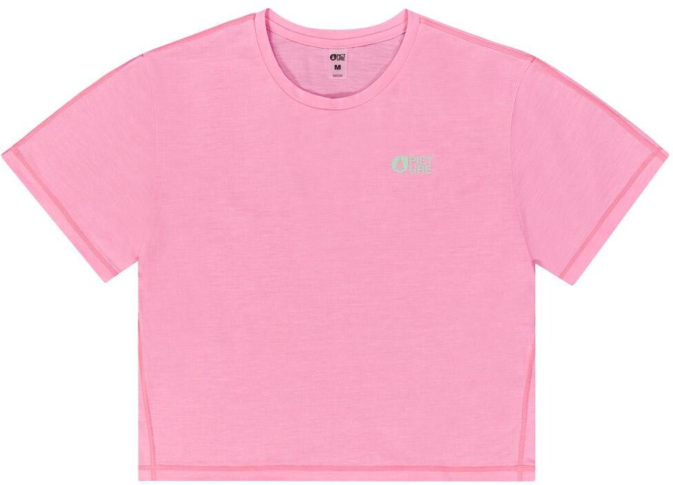 Picture  - Timont Boxy Tech Tee Begonia Pink - XS - Tee-shirt de rando