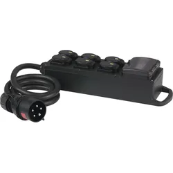 PCE MPD-616 Power Splitter CEE 32 A 6x Schuko-Steckdose, Typ F