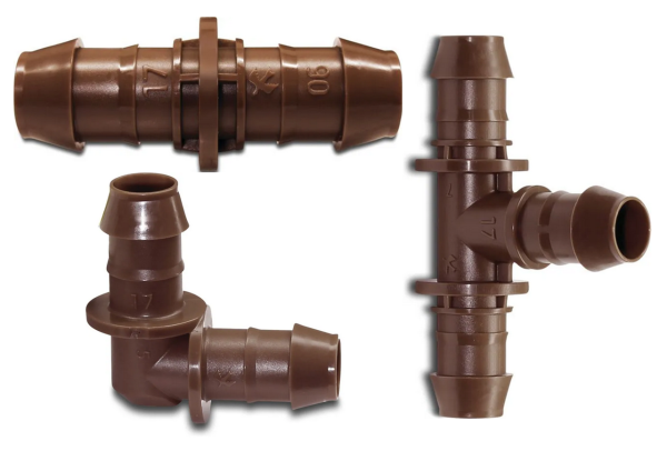 Rain-Bird XF-Tropfleitungen Verbinder, 17 mm, Kupplung XFFCOUP, Winkel XFF ELBOW, T-Stück XFF TEE (ANSCHLUSSSTÜCKE (17 mm) FÜR XFF ORIGINAL RAIN-BIRD : XFFCOUP Anschlussstück 17 mm *ORIGINAL RAIN-BIRD) p1008-XFFCOUP
