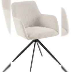 CLP Esszimmerstuhl Olema Stoff creme