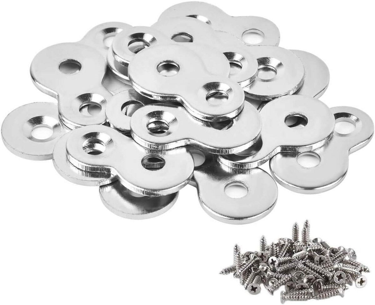 20 stuks Heavy Duty stalen figuur 8 bevestigingsclips voor tafels