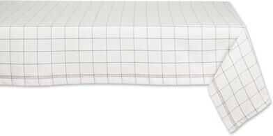 DII Kitchen Windowpane Tablecloth