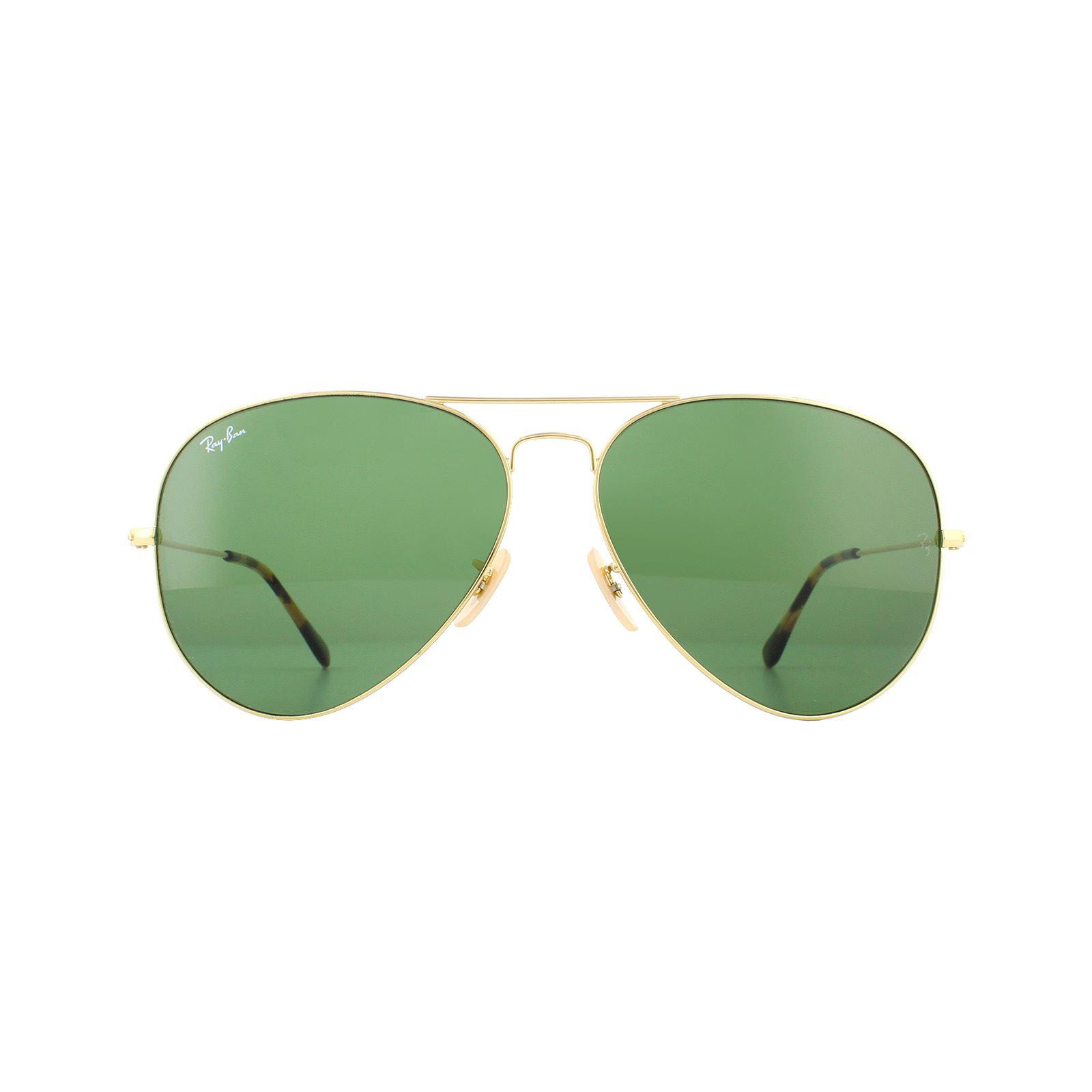 Ray-Ban Aviator Mens Gold Gray Gravient Aviator RB3025 Zonnebril