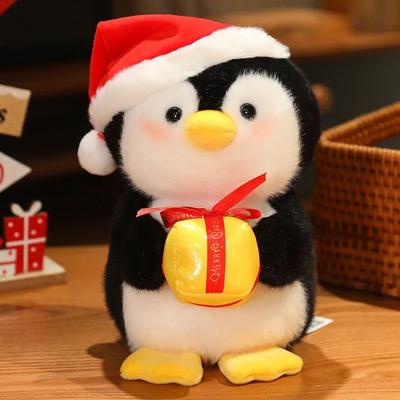 Multicon Wholesale Hub Lovely Santa Claus, Elk Plush Doll, Stuffed Animal Toy, Soft Christmas Decoration, Perfect Gift For Home And Kids penguin