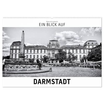 Ein Blick auf Darmstadt (Wandkalender 2027 DIN A2 quer), CALVENDO Monatskalender