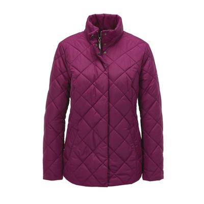 Steppjacke GOLDNER "Moderne Winterjacke mit Stehkragen", Damen, Gr. 48, lila (cyclam), Obermaterial: 100% Polyamid PA., gerade, Gerade, Jacken Steppjacke, keine/nicht relevant