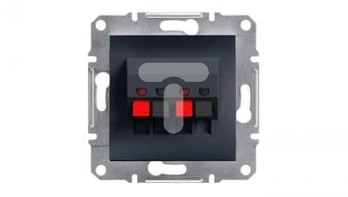Schneider Electric ASFORA EPH5700171 luidsprekeraansluiting dubbele frameloze antraciet