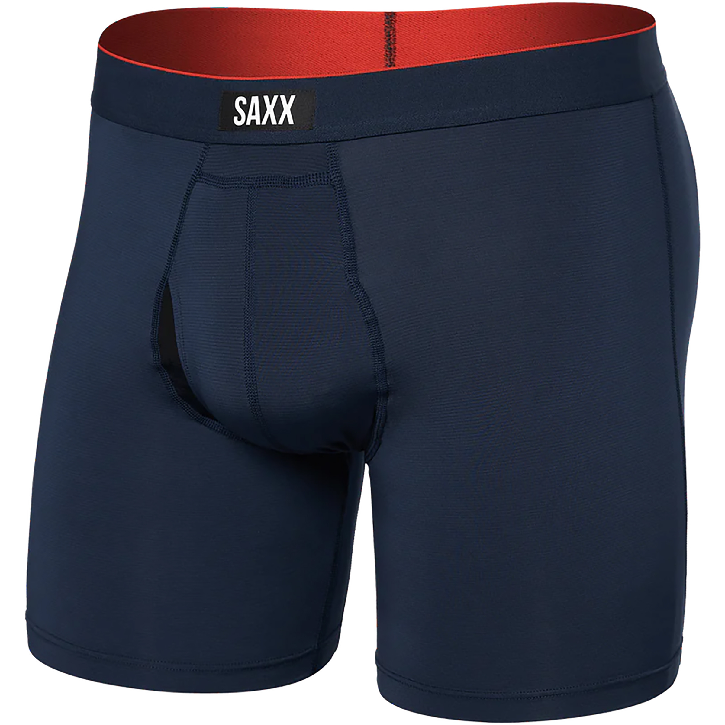 Saxx Underwear Multi Sport Mesh Fly Boxer Herren Kurze Unterhose blau Größe M Elastisch