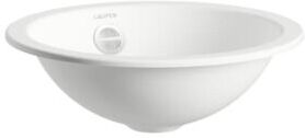 Laufen FORM Einbauwaschtisch H513FM20001091 325 x 325 x 110 mm, rund, ohne Hahnloch, mit Überlauf, weiß