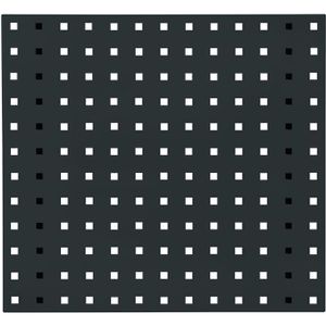 ADB Werkzeugwand 23091, anthrazit, aus Metall, Lochung 10 x 10 mm, 49,3 x 45,6 cm
