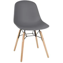 Bolero Arlo Beistellstühle Dunkelgrau (2er-Pack) (2 Stück)