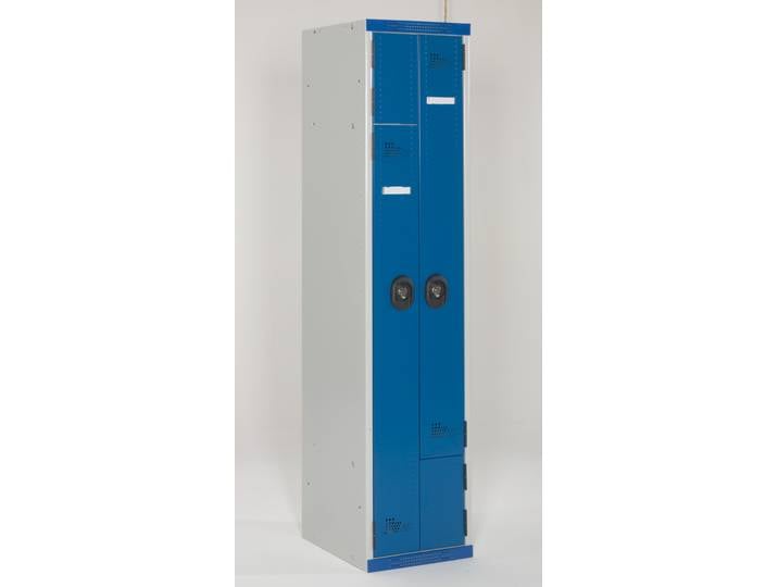 Vestiaire métal Z - L.40 cm - Bleu