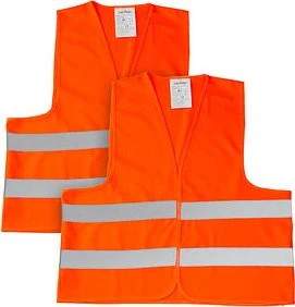 LEINA-WERKE unisex Warnwesten orange Einheitsgröße