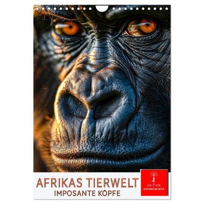 Afrikas Tierwelt - imposante Köpfe (Wandkalender 2027 DIN A4 hoch), CALVENDO Monatskalender