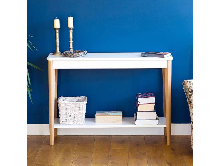 Console 105cm Blanc/Blanc