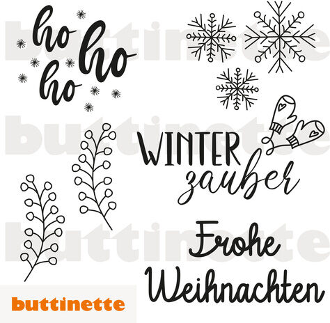 Plotterdatei "Weihnachtsgrüße"
