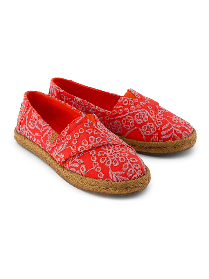 TOMS Espadrilles in Rot - 36,5
