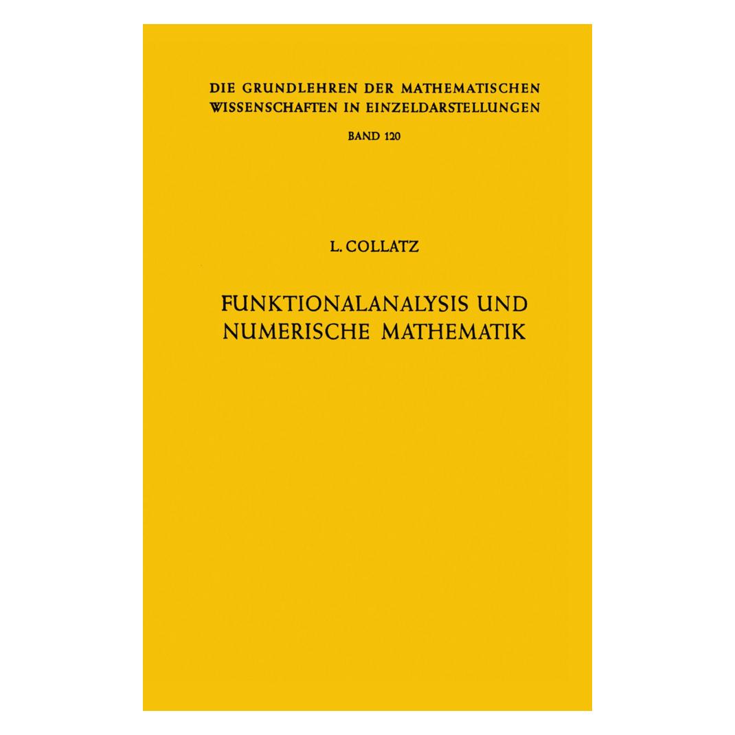Springer Funktionalanalysis und Numerische Mathematik (Deutsch, Softcover, Lothar Collatz) (8737095)
