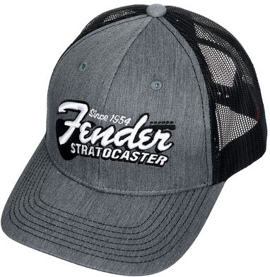 Fender Strat Guitar Hat Heather Grey Heather Gray
