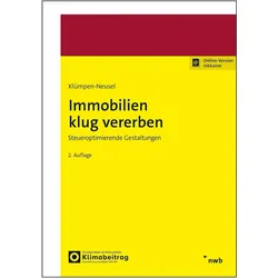 Klümpen-Neusel:Immobilien klug vererben, Fachbücher von Claudia Klümpen-Neusel, Christoph Hübner