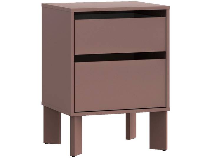 Nachttisch TAHOE 2 Schubladen 48.2x41.4x65.9cm terrakotta dekor