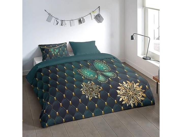 Pure Luxury Bettbezug 200 x 220 cm, Mikrofaser, Nr. 30032, Petrol