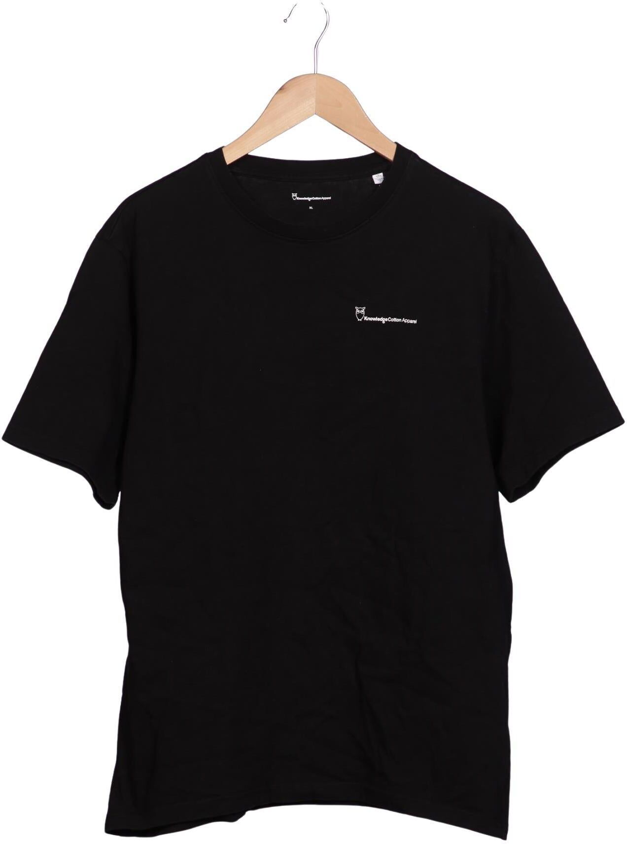 Knowledge Cotton Apparel Herren T-Shirt, Schwarz, Gr. XL, Baumwolle - Second Hand
