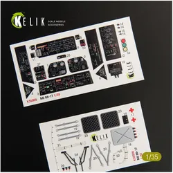 Kelik Mi-17 NATO (Black version) - Interior 3D Decal for Trumpeter