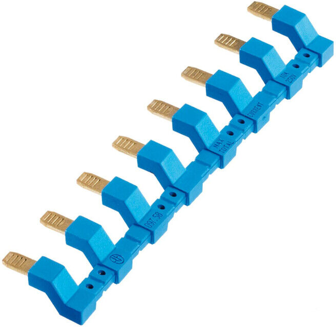 Finder Pont de connexion bleu, 8 pôles 097.58 (09758)