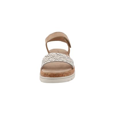 Mules TOM TAILOR "Tom Tailor Flat Sandals - Mules", Damen, Gr. 36, braun (sand), Polyester, Schuhe