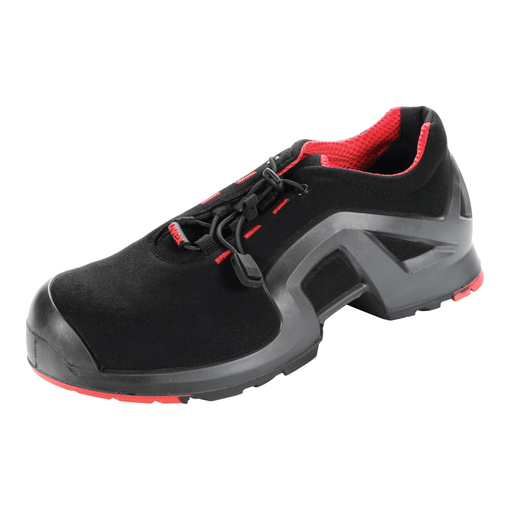 uvex Halbschuh schwarz/rot uvex 1 x-tended support, S3, EU-Schuhgröße: 46 (8516246)