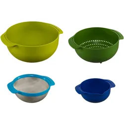 Joseph Joseph Nest 9 Plus, Schüssel + Schale, Mehrfarbig