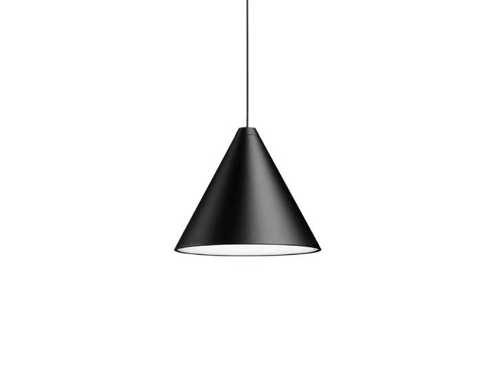 Flos Suspension String Light Cone Noir, câble 22 m