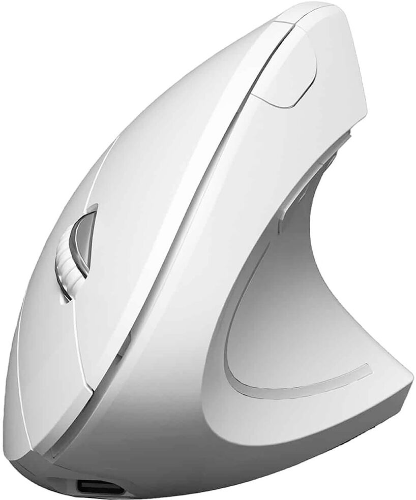 SUBBLIM Ratón inalámbrico Glide Vertical Ergo Dual. Blanco