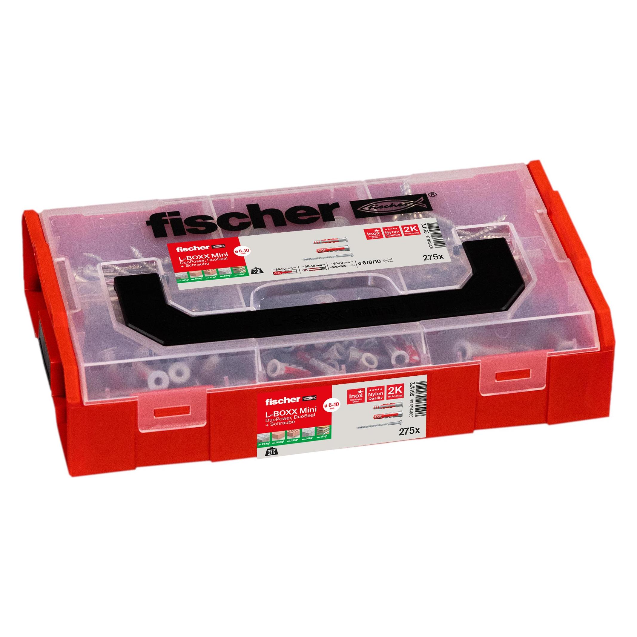 Fischer L-Boxx mini DuoPower DuoSeal + S (275 Stk.) (561472)