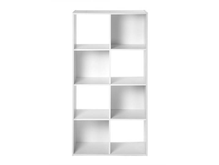 Étagère de rangement 8 cases l62 cm - blanc