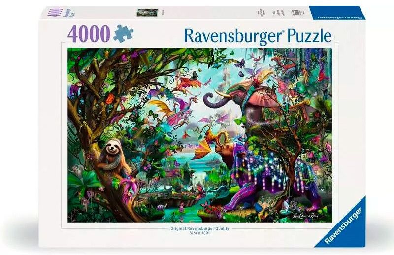 Ravensburger Puzzle 4000 pièces - Dragons des tropiques
