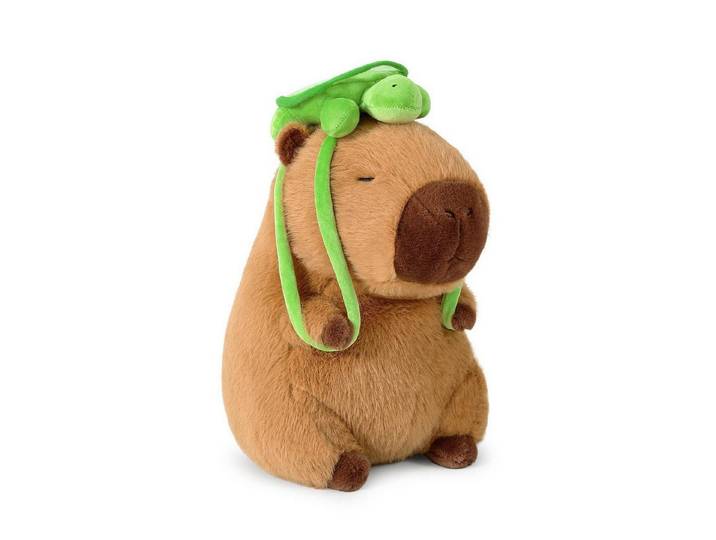 LuxusKollektion Kuscheltier Plüschtier Capybara Plüschkissen Wurfkissen Schildkröte 45cm (1-St)