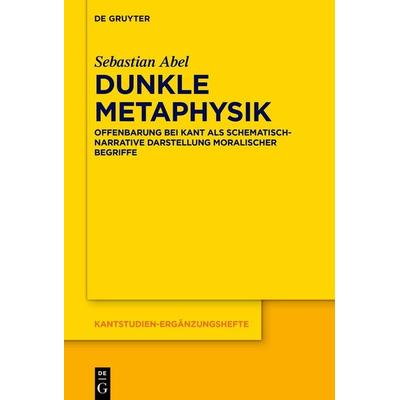 Dunkle Metaphysik, Gebundene Ausgabe von Sebastian Abel, De Gruyter, 978-3-11-163631-3