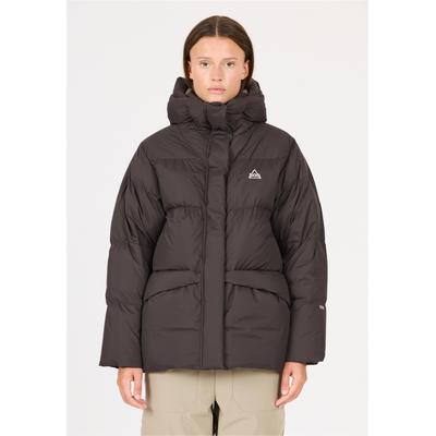 Outdoorjacke SOS "Makemake", Damen, Gr. XL, braun (weinrot), 100% Polyester, unifarben, normal, ohne Ausschnitt, Jacken Outdoorjacke, mit wärmender Füllung