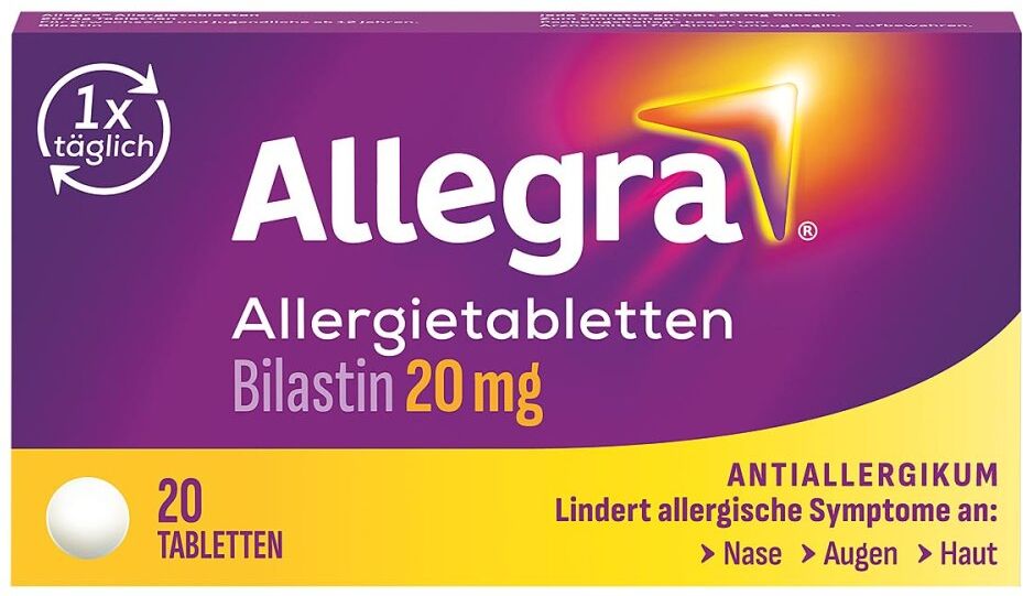 Allegra - schnell bei Heuschnupfen & ganzjährigen Allergien