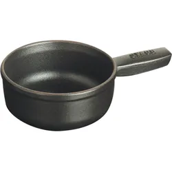 Staub Fondue-Kasserolle 350 ml schwarz