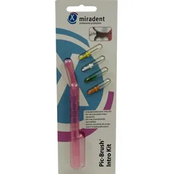 Miradent Pic-Brush Intro Kit Transp.pink 1H+4B 1 ST